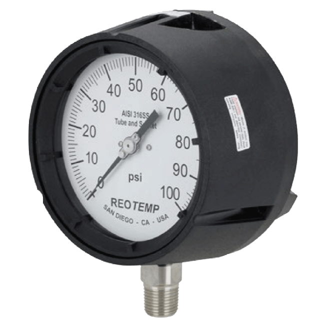 Reotemp Industrial Process Gauge, Series PT45